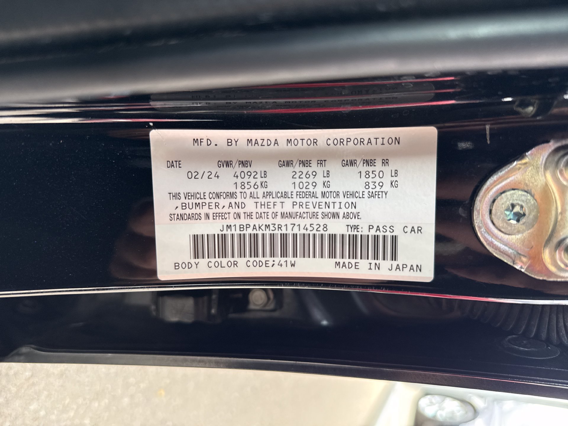 Used 2024 MAZDA MAZDA3 s FWD image 18
