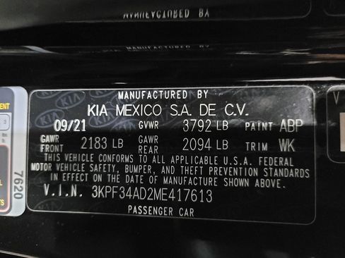 Used 2021 Kia Forte GT-Line w/ GT-Line Premium Package FWD image 33