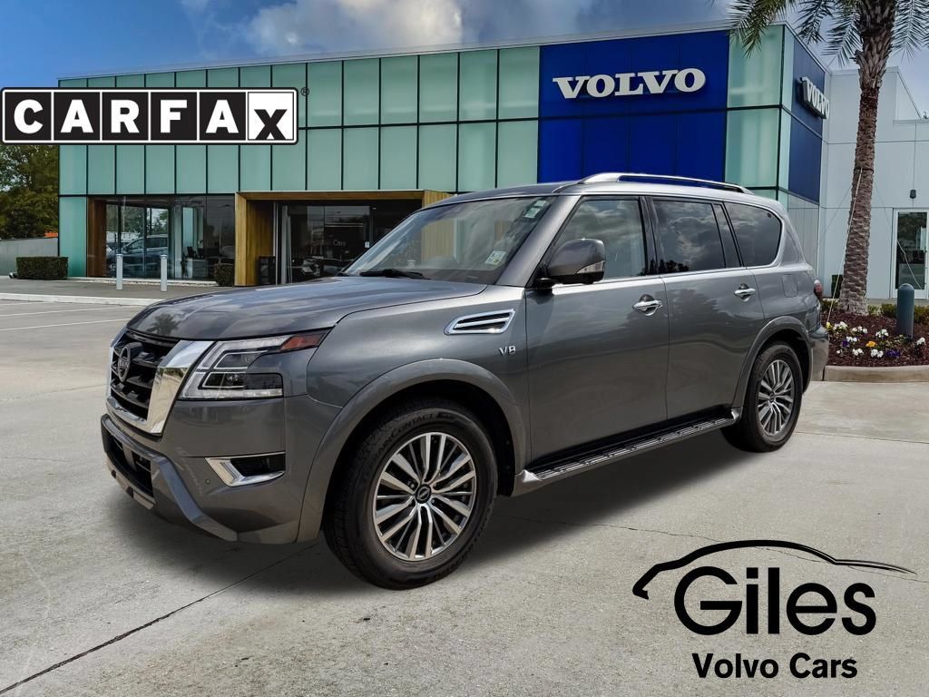 Used 2021 Nissan Armada SL w/ Captain's Chairs Package RWD image 1