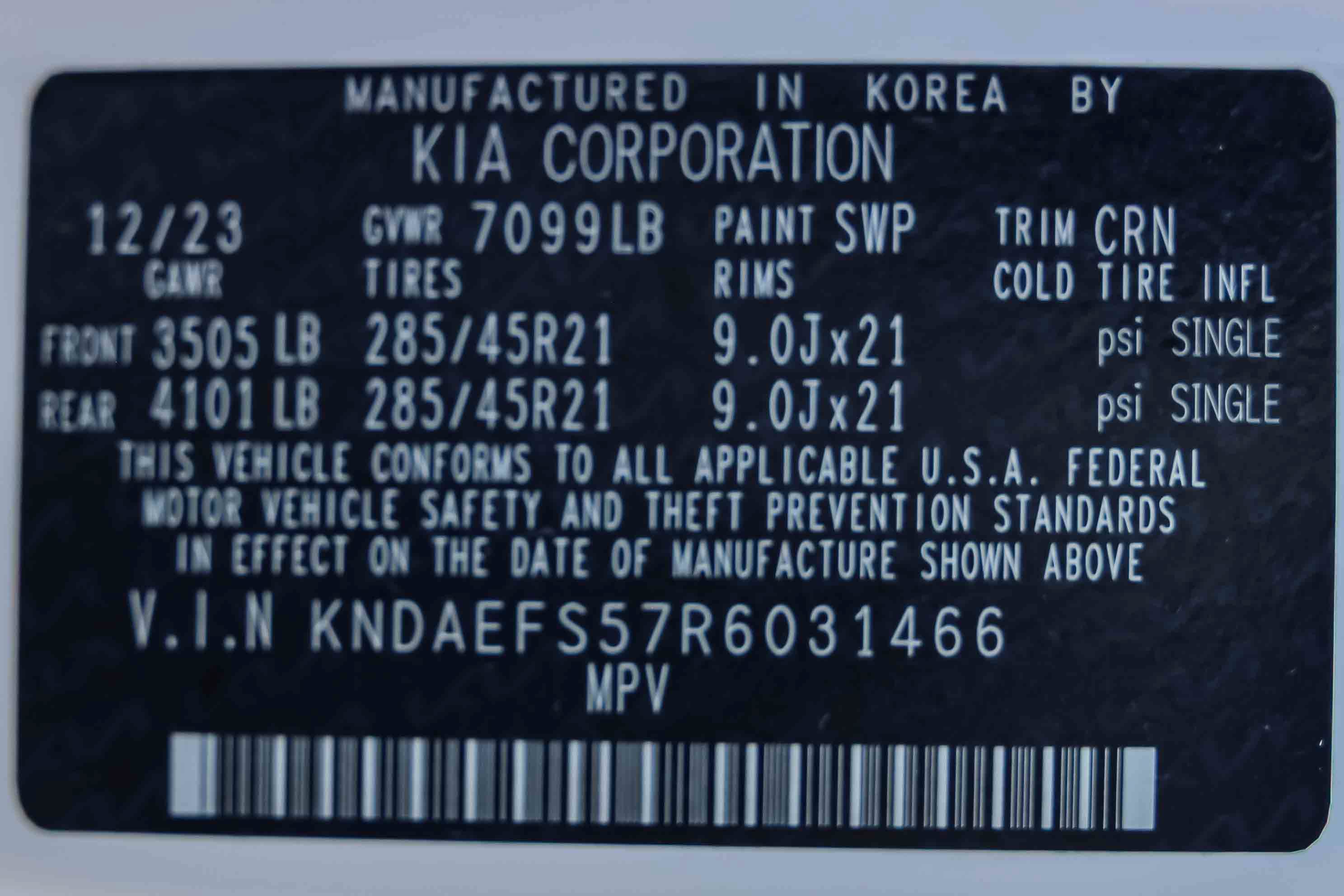 Certified 2024 Kia EV9 GT-Line AWD/4WD image 27