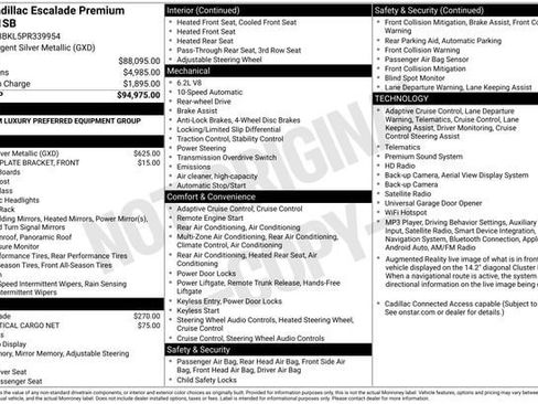 Used 2023 Cadillac Escalade Premium Luxury RWD image 34