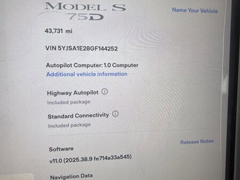 Used 2016 Tesla Model S 75D image 10