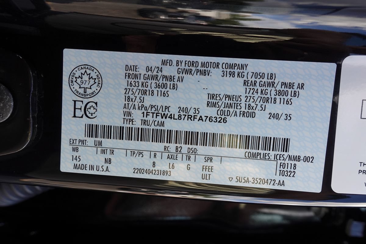 Used 2024 Ford F150 Tremor w/ Equipment Group 402A High AWD/4WD image 23