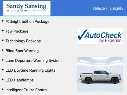 Used 2023 Nissan Frontier SV w/ Midnight Edition Package RWD image 7