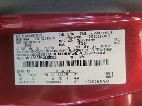 Used 2019 Lincoln MKC Select w/ Select Plus Package FWD image 33