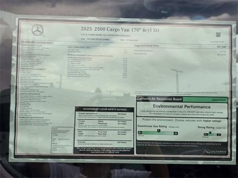 New 2025 Mercedes-Benz Sprinter 2500 image 4