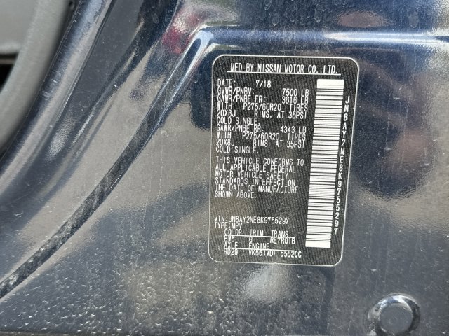 Used 2019 Nissan Armada Platinum w/ Captain's Chairs Package AWD/4WD image 34