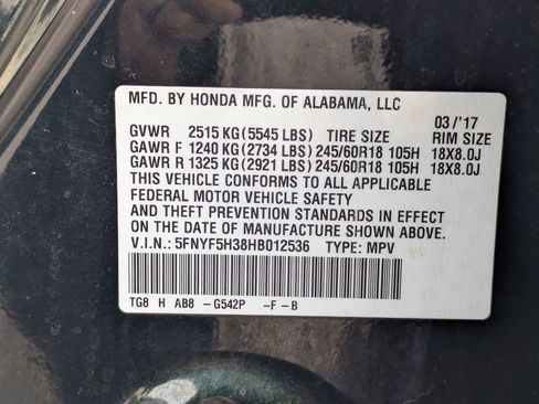 Used 2017 Honda Pilot EX image 32