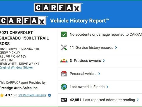 Used 2021 Chevrolet Silverado 1500 LT Trail Boss image 31