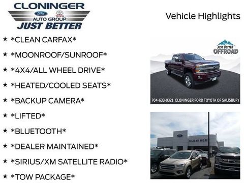 Used 2016 Chevrolet Silverado 2500 High Country w/ Duramax Plus Package AWD/4WD image 3