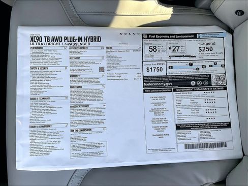 New 2026 Volvo XC90 T8 Ultra w/ Protection Package Premier image 37