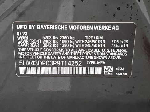 Certified 2023 BMW X3 sDrive30i w/ Convenience Package RWD image 34