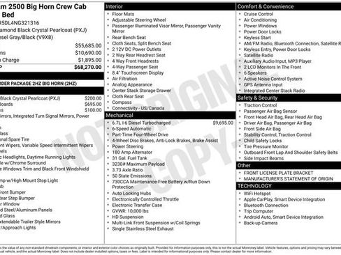 Used 2022 RAM 2500 Big Horn image 32