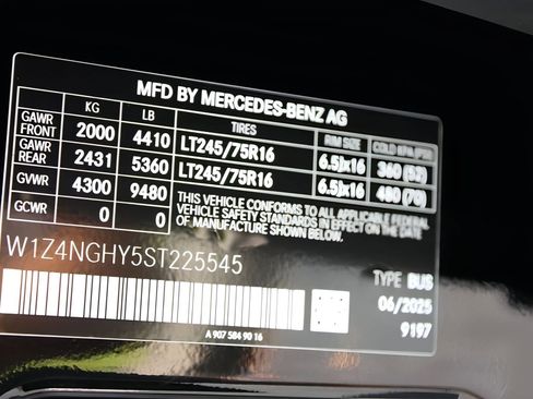 New 2025 Mercedes-Benz Sprinter 2500 image 17