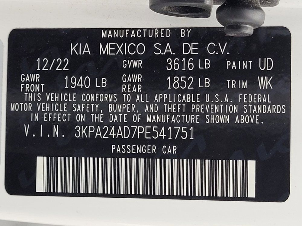 Used 2023 Kia Rio S w/ Technology Package FWD image 33