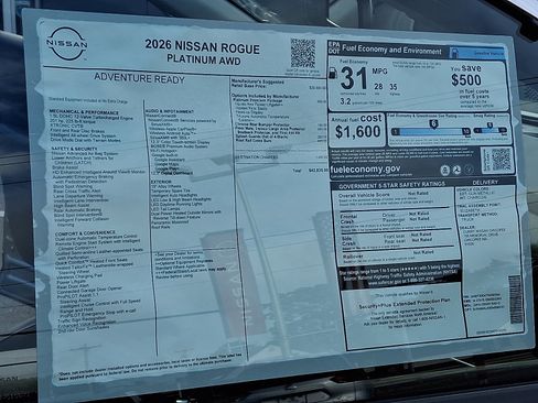 New 2026 Nissan Rogue Platinum w/ Platinum Premium Package image 20