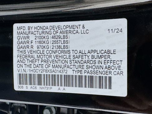 Used 2025 Honda Accord Touring image 25