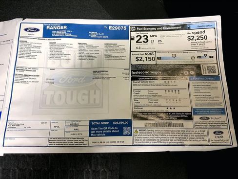 New 2026 Ford Ranger XL RWD image 21