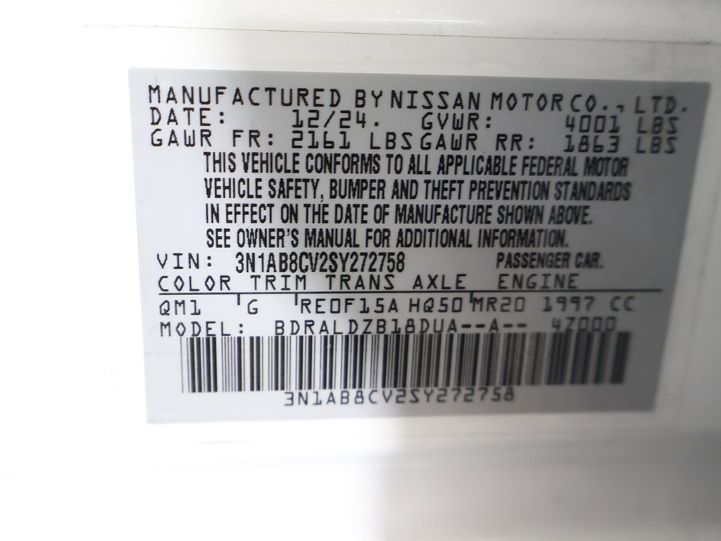 Used 2025 Nissan Sentra SV FWD image 45