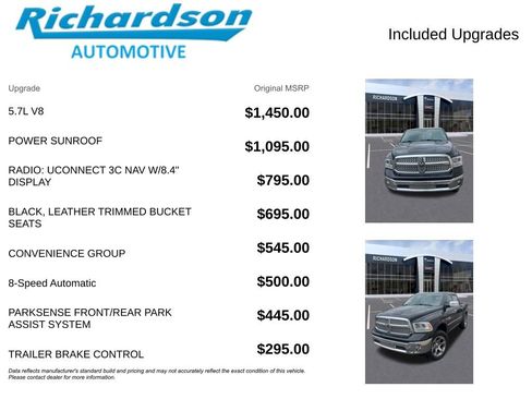 Used 2017 RAM 1500 Laramie w/ Convenience Group AWD/4WD image 6