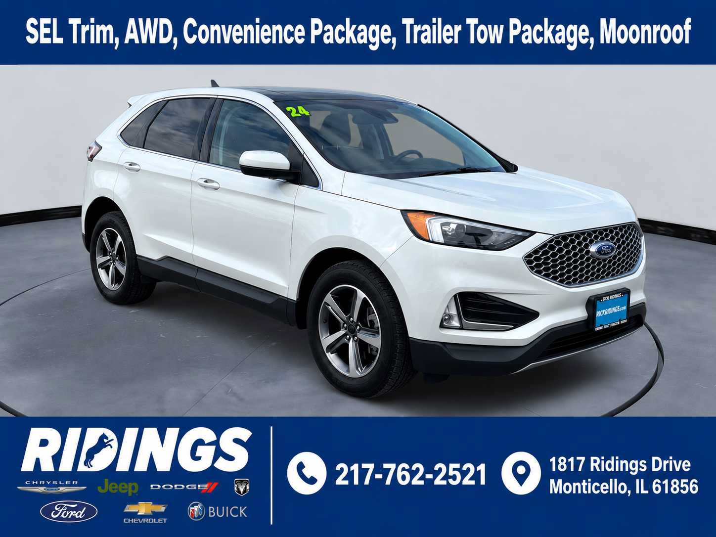 Used 2024 Ford Edge SEL w/ Convenience Package AWD/4WD image 1