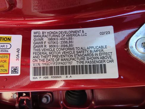 Certified 2023 Honda Accord EX image 25