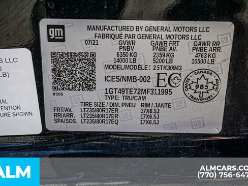 Used 2021 GMC Sierra 3500 SLE w/ SLE Value Package image 62