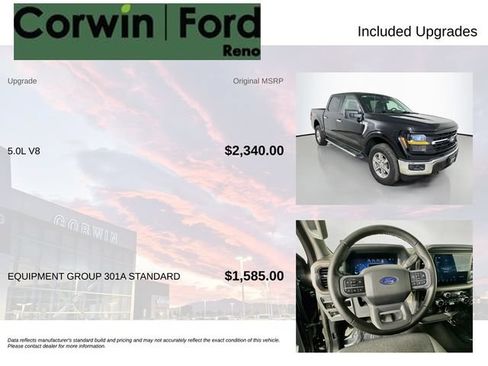 Certified 2025 Ford F150 XLT w/ Equipment Group 301A Standard AWD/4WD image 3