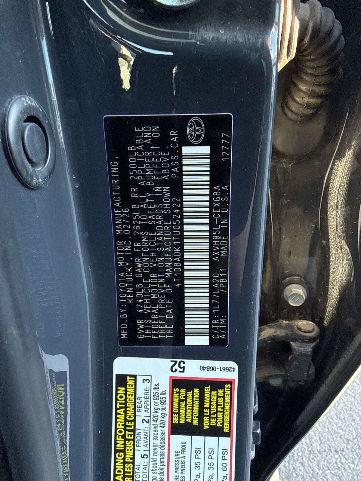 Used 2026 Toyota Camry XLE AWD/4WD image 26