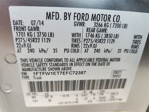 Used 2014 Ford F150 Limited image 33