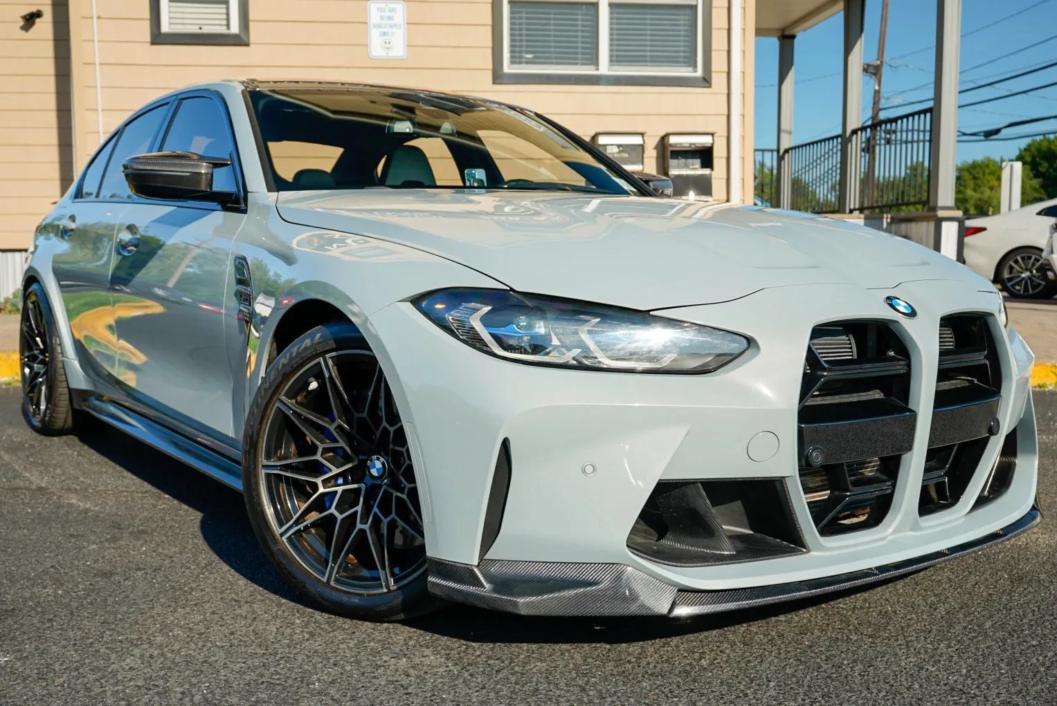 Used 2021 BMW M3 Competition w/ M Carbon Exterior Package RWD image 3