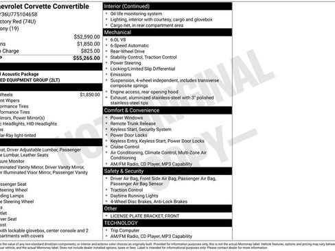 Used 2007 Chevrolet Corvette Convertible RWD image 7
