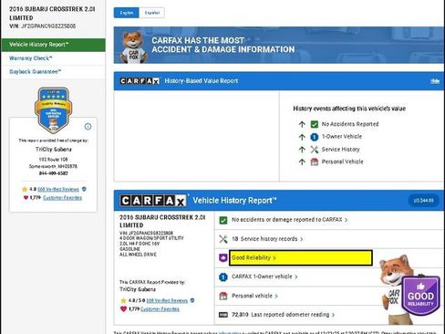 Used 2016 Subaru Crosstrek 2.0i Limited image 13