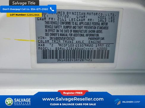 Used 2022 Nissan Sentra SR w/ SR Premium Package FWD image 16