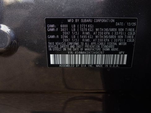 New 2026 Subaru Ascent Touring image 37