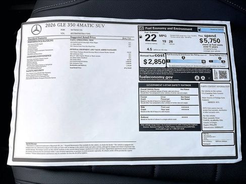 New 2026 Mercedes-Benz GLE 350 4MATIC image 19