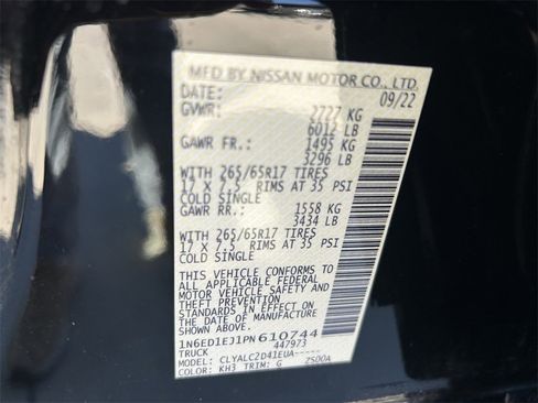 Used 2023 Nissan Frontier SV w/ SV Convenience Package image 10