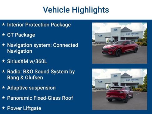 New 2025 Ford Mustang Mach-E GT w/ Interior Protection Package image 3