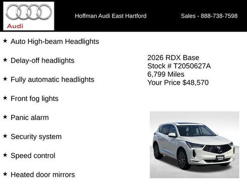 Used 2026 Acura RDX w/ Advance Package AWD/4WD image 36