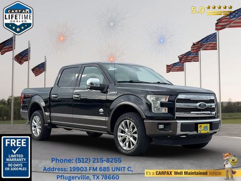 Used 2016 Ford F150 King Ranch w/ Equipment Group 601A Luxury AWD/4WD image 1