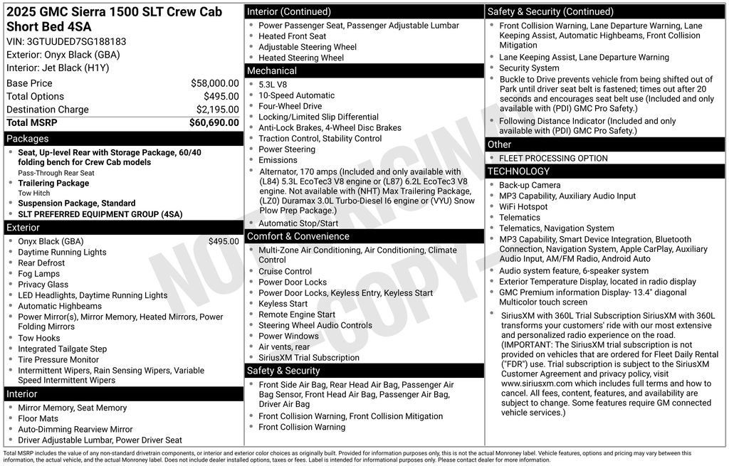 Used 2025 GMC Sierra 1500 SLT AWD/4WD image 40