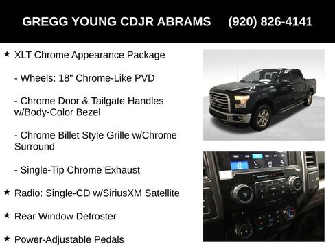 Used 2017 Ford F150 XLT w/ Equipment Group 302A Luxury AWD/4WD image 25