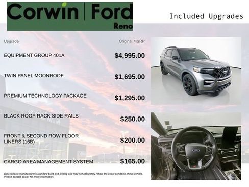 Used 2021 Ford Explorer ST w/ Equipment Group 401A image 3