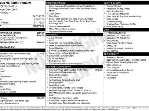 Used 2025 Lexus NX 350h AWD w/ Accessory Package (2T) image 9