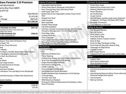 Used 2014 Subaru Forester 2.5i Premium w/ Popular Package #2 image 3