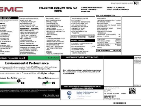 Used 2024 GMC Sierra 2500 Denali w/ Denali Reserve Package image 1