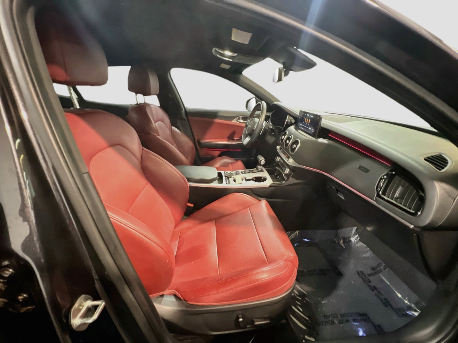 Used 2022 Kia Stinger GT1 w/ Red Interior Color Package RWD image 22