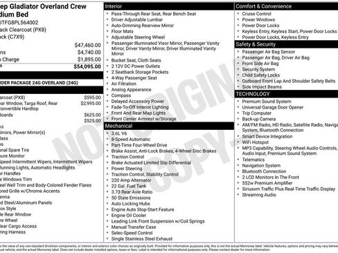 Certified 2023 Jeep Gladiator Overland AWD/4WD image 32