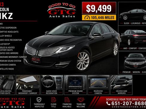 Used 2013 Lincoln MKZ AWD image 1