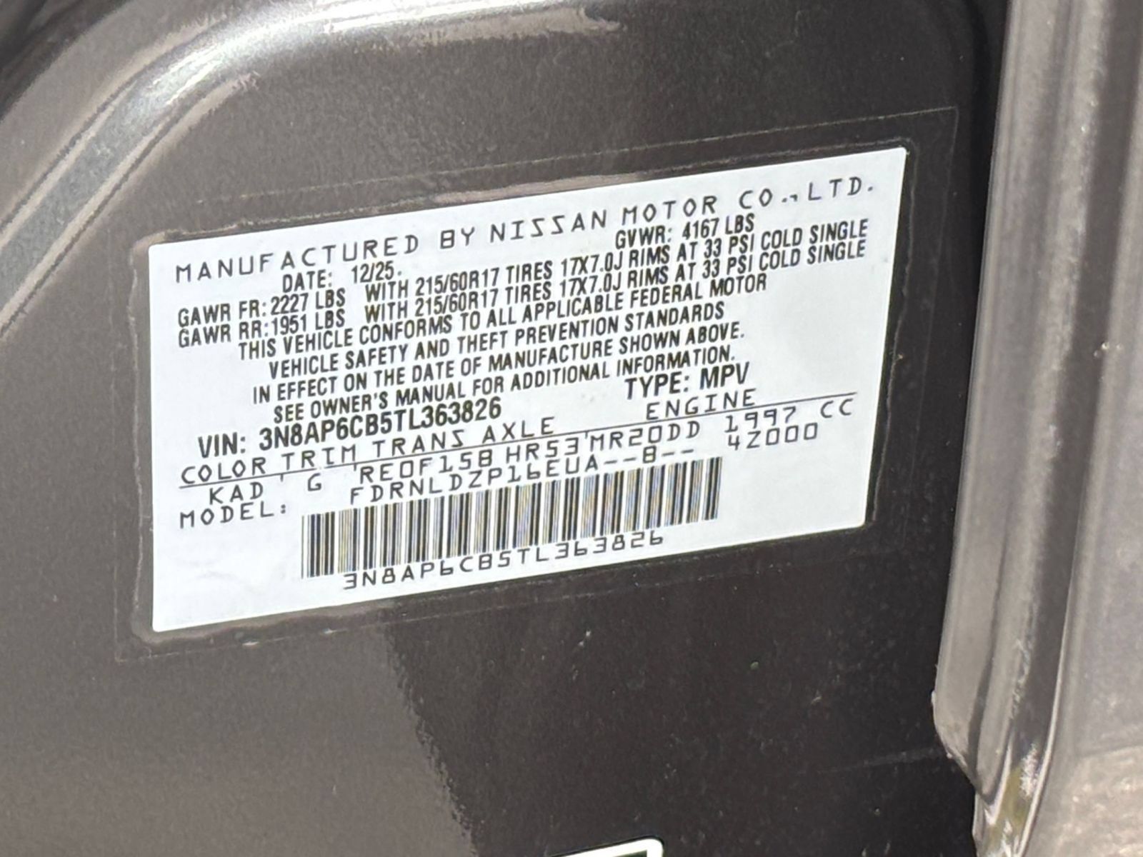 Used 2026 Nissan Kicks SV w/ Cold Weather Package AWD/4WD image 30